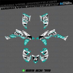 ADHESIVOS Y PEGATINAS DE VINILO PARA HONDA TRX 450 Rt003-05