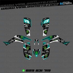 ADHESIVOS Y PEGATINAS DE VINILO PARA HONDA TRX 400 Rt003-06