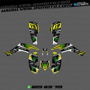 ADHESIVOS Y PEGATINAS DE VINILO PARA HONDA TRX 400 Rt003-07