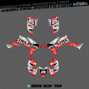 ADHESIVOS Y PEGATINAS DE VINILO PARA HONDA TRX 450 Rt003-07