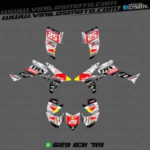 ADHESIVOS Y PEGATINAS DE VINILO PARA HONDA TRX 450 Rt003-12