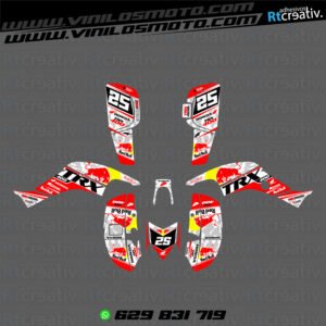 ADHESIVOS Y PEGATINAS DE VINILO PARA HONDA TRX 400 Rt004-01
