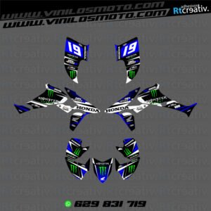 ADHESIVOS Y PEGATINAS DE VINILO PARA HONDA TRX 450 Rt004-02