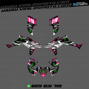 ADHESIVOS Y PEGATINAS DE VINILO PARA HONDA TRX 450 Rt004-04