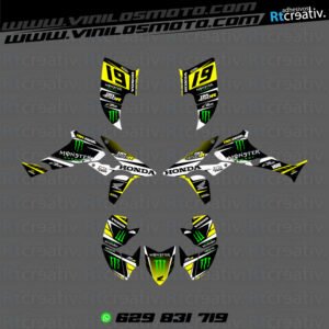 ADHESIVOS Y PEGATINAS DE VINILO PARA HONDA TRX 450 Rt004-07