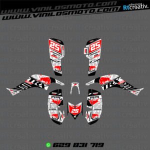 ADHESIVOS Y PEGATINAS DE VINILO PARA HONDA TRX 400 Rt004-14