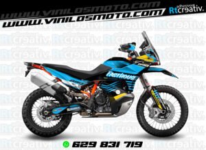 ADHESIVOS Y PEGATINAS DE VINILO KTM ADVENTURE Rt005-01