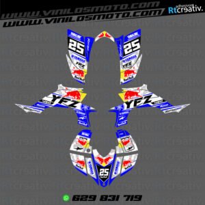 ADHESIVOS Y PEGATINAS DE VINILO PARA YAMAHA YFZ 450 Rt005-02