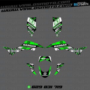 ADHESIVOS Y PEGATINAS DE VINILO PARA GAS GAS WILD Rt005-04