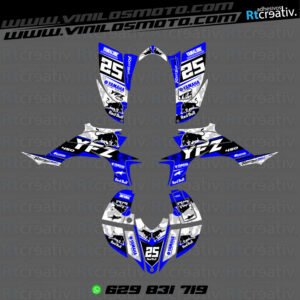 ADHESIVOS Y PEGATINAS DE VINILO PARA YAMAHA YFZ 450 Rt005-06