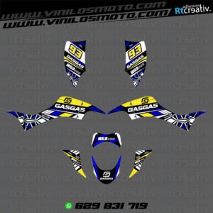 ADHESIVOS Y PEGATINAS DE VINILO PARA GAS GAS WILD Rt005-07