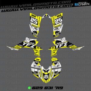 ADHESIVOS Y PEGATINAS DE VINILO PARA YAMAHA YFZ 450 Rt005-09