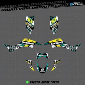 ADHESIVOS Y PEGATINAS DE VINILO PARA GAS GAS WILD Rt005-09