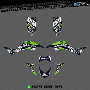 ADHESIVOS Y PEGATINAS DE VINILO PARA GAS GAS WILD Rt005-10