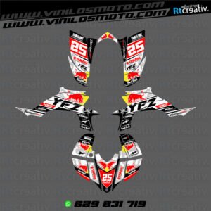 ADHESIVOS Y PEGATINAS DE VINILO PARA YAMAHA YFZ 450 Rt005-11