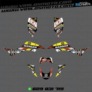 ADHESIVOS Y PEGATINAS DE VINILO PARA GAS GAS WILD Rt005-12