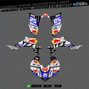 ADHESIVOS Y PEGATINAS DE VINILO PARA YAMAHA YFZ 450 Rt005-14