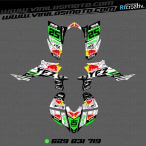 ADHESIVOS Y PEGATINAS DE VINILO PARA YAMAHA YFZ 450 Rt005-17