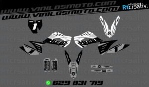 ADHESIVOS Y PEGATINAS DE VINILO HUSQVARNA ENDURO Y CROSS Rt006-01
