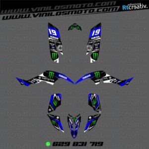 ADHESIVOS Y PEGATINAS DE VINILO PARA YAMAHA RAPTOR 350 Rt006-02
