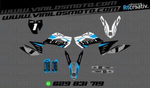 ADHESIVOS Y PEGATINAS DE VINILO HUSQVARNA ENDURO Y CROSS Rt006-03