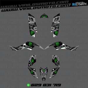 ADHESIVOS Y PEGATINAS DE VINILO PARA YAMAHA RAPTOR 350 Rt006-03