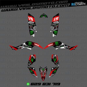 ADHESIVOS Y PEGATINAS DE VINILO PARA YAMAHA RAPTOR 350 Rt006-05