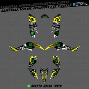 ADHESIVOS Y PEGATINAS DE VINILO PARA YAMAHA RAPTOR 350 Rt006-07