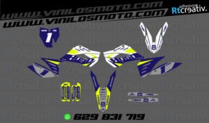 ADHESIVOS Y PEGATINAS DE VINILO HUSQVARNA ENDURO Y CROSS Rt006-08