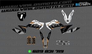 ADHESIVOS Y PEGATINAS DE VINILO HUSQVARNA ENDURO Y CROSS Rt006-10