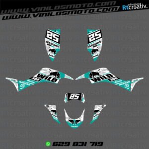 ADHESIVOS Y PEGATINAS DE VINILO PARA GAS GAS WILD Rt007-06