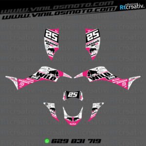 ADHESIVOS Y PEGATINAS DE VINILO PARA GAS GAS WILD Rt007-09