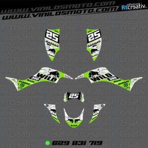 ADHESIVOS Y PEGATINAS DE VINILO PARA GAS GAS WILD Rt007-10