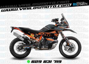 ADHESIVOS Y PEGATINAS DE VINILO KTM ADVENTURE Rt011-02