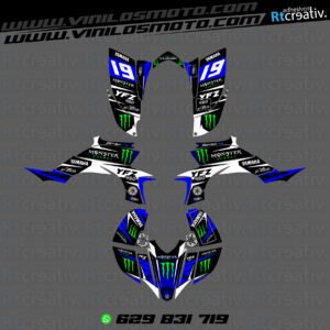 ADHESIVOS Y PEGATINAS DE VINILO PARA YAMAHA YFZ 450 Rt007-02