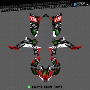 ADHESIVOS Y PEGATINAS DE VINILO PARA YAMAHA YFZ 450 Rt007-05