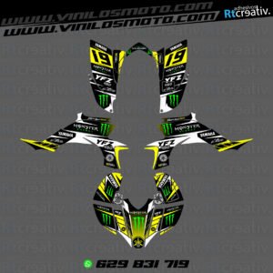 ADHESIVOS Y PEGATINAS DE VINILO PARA YAMAHA YFZ 450 Rt007-07