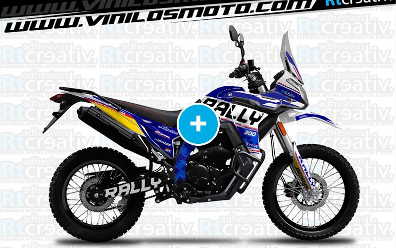 ADHESIVOS Y PEGATINAS DE VINILO VOGE 300 RALLY Rt009