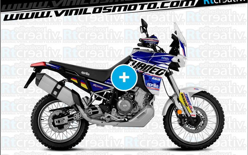 ADHESIVOS Y PEGATINAS DE VINILO APRILIA TUAREG 660 Rt007