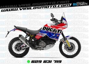 ADHESIVOS Y PEGATINAS DE VINILO DUCATI DESERTX Rt007-02