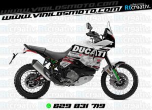 ADHESIVOS Y PEGATINAS DE VINILO DUCATI DESERTX Rt007-09