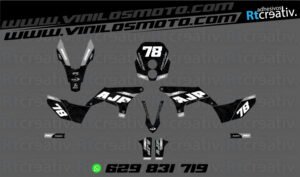 ADHESIVOS Y PEGATINAS DE VINILO AJP PR7 ADVENTURE Rt004-03