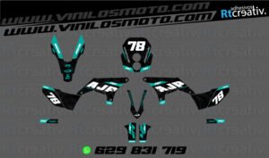 ADHESIVOS Y PEGATINAS DE VINILO AJP PR7 ADVENTURE Rt004-06