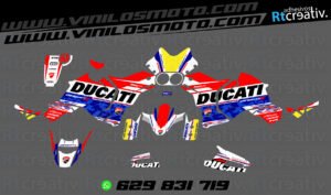 ADHESIVOS Y PEGATINAS DE VINILO DUCATI DESERTX Rt007-02
