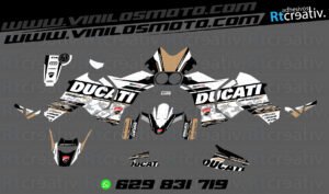 ADHESIVOS Y PEGATINAS DE VINILO DUCATI DESERTX Rt007-08