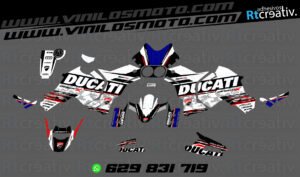 ADHESIVOS Y PEGATINAS DE VINILO DUCATI DESERTX Rt007-10