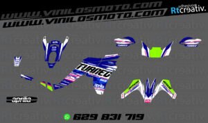 ADHESIVOS Y PEGATINAS DE VINILO APRILIA TUAREG 660 Rt007-02