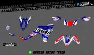 ADHESIVOS Y PEGATINAS DE VINILO APRILIA TUAREG 660 Rt007-04