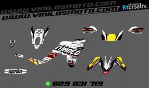 ADHESIVOS Y PEGATINAS DE VINILO APRILIA TUAREG 660 Rt007-05