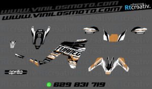 ADHESIVOS Y PEGATINAS DE VINILO APRILIA TUAREG 660 Rt007-13